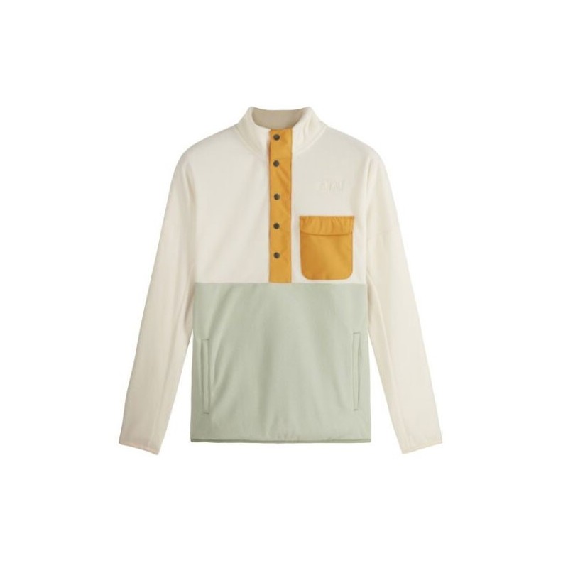 Picture Arcca 1/4 Fleece Femme light milk