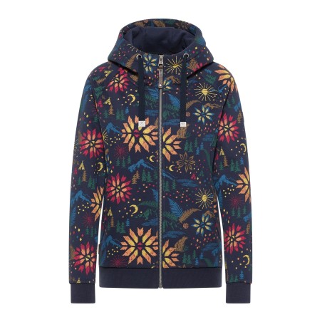 Ragwear Fllow Print Hood Femme navy
