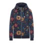 Ragwear Fllow Print Hood Femme navy