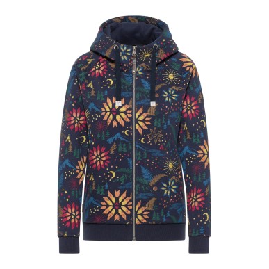 Ragwear Fllow Print Hood Femme navy