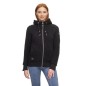 Ragwear Vilmac Zip Hood Femme black Ragwear Vilmac Zip Hood Femme black