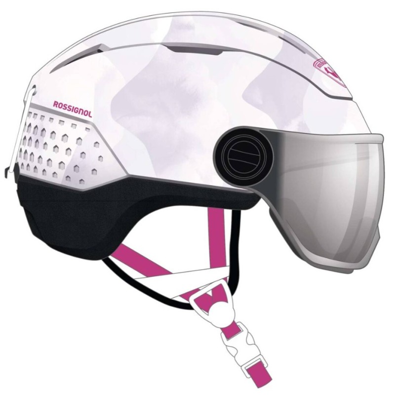Rossignol Whoopee Visor Impacts White Rossignol Whoopee Visor Impacts White