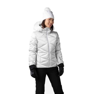 Rossignol Staci Metallic Jacket Femme silver