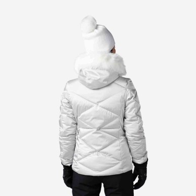 Rossignol Staci Metallic Jacket Femme silver