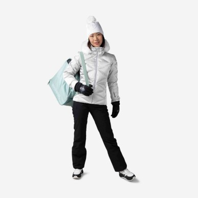 Rossignol Staci Metallic Jacket Femme silver