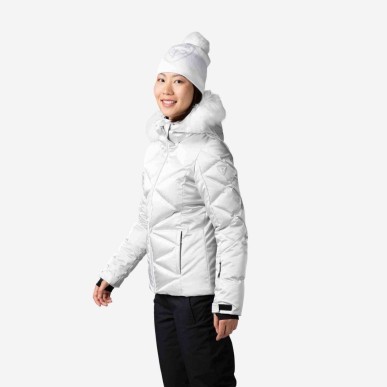 Rossignol Staci Metallic Jacket Femme silver