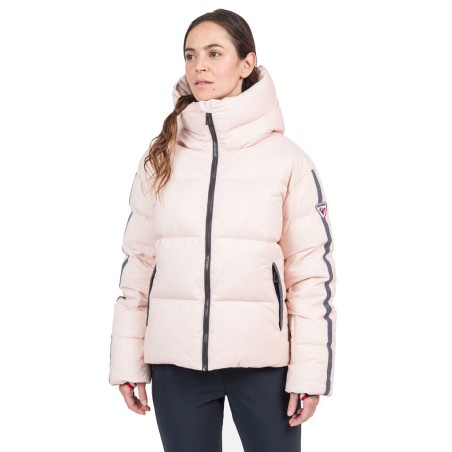 Rossignol Bomber Down Jacket Femme powder pink