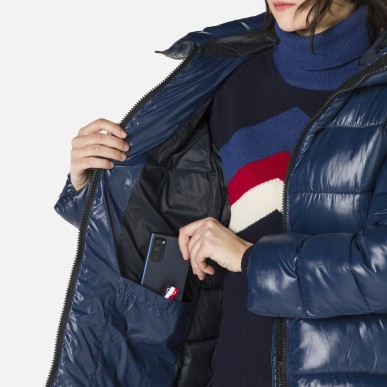Rossignol Shiny Parka Femme dark navy