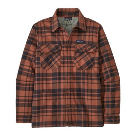 Patagonia Insulated Organic Cotton Midweight Fjord Flannel Shirt burl red