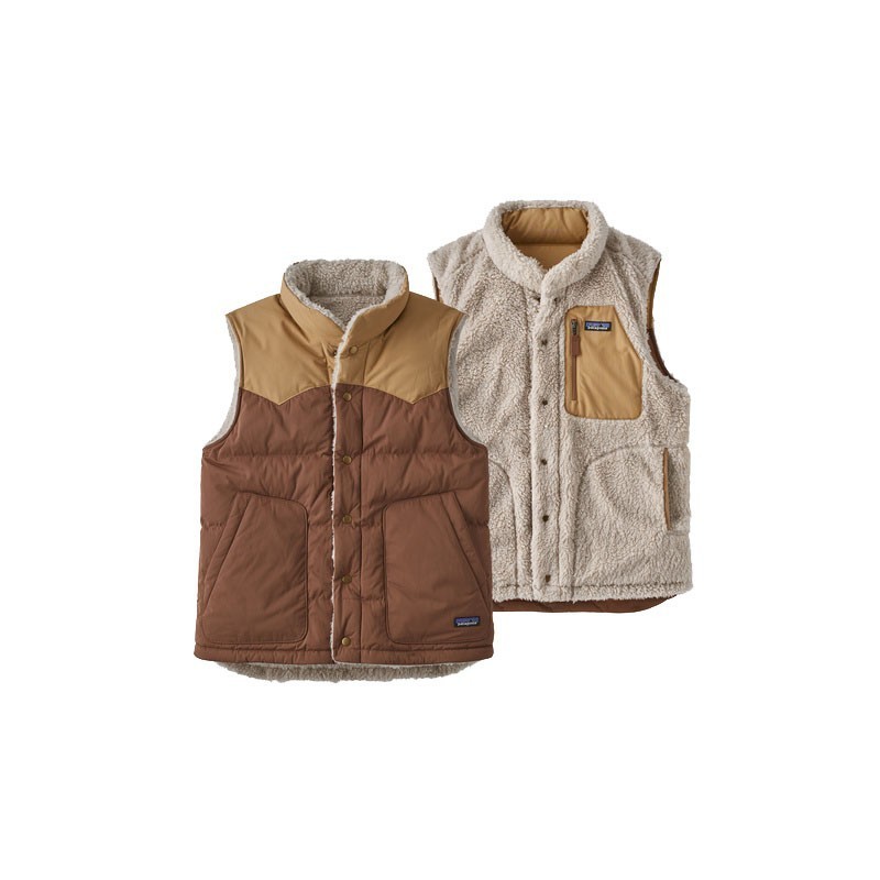 Patagonia Reversible Bivy Down Vest moose brown