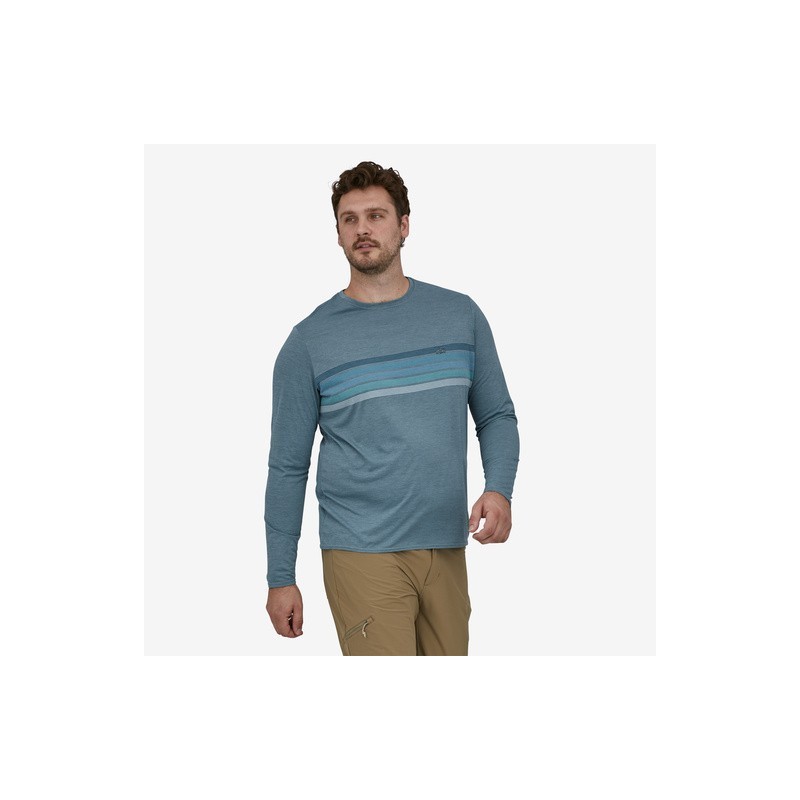 Patagonia L/S Cap Cool Daily Graphic Tee light plum grey Patagonia L/S Cap Cool Daily Graphic Tee light plum grey