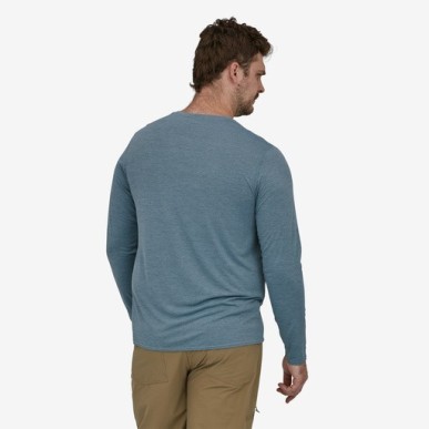 Patagonia L/S Cap Cool Daily Graphic Tee light plum grey