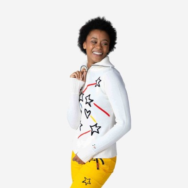 Rossignol Constellation JCC 1/2 Zip Femme white