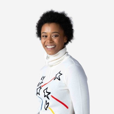 Rossignol Constellation JCC 1/2 Zip Femme white