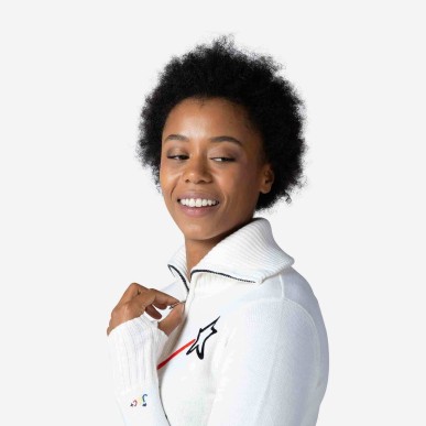Rossignol Constellation JCC 1/2 Zip Femme white