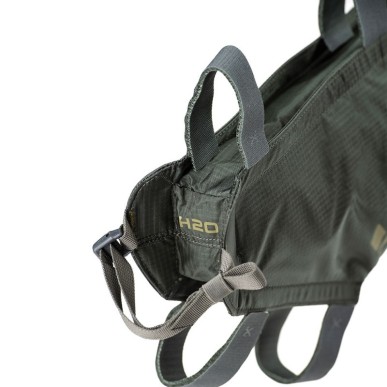 Acepac Sacoche de cadre Zip Frame Bag gris M