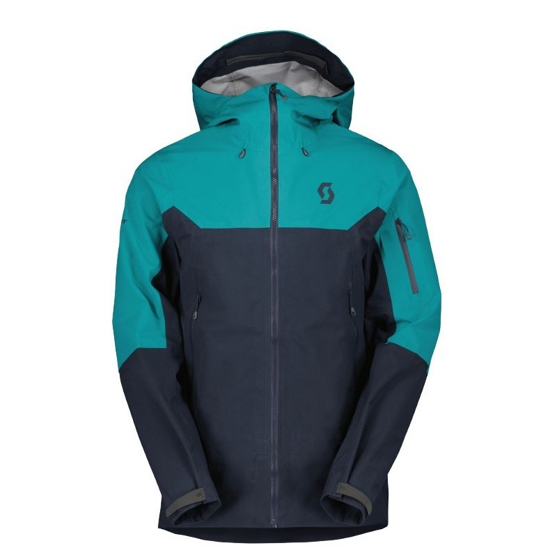 Scott Explorair 3L Jacket winter green / dark blue Scott Explorair 3L Jacket winter green / dark blue