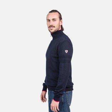 Rossignol Stripe 1/2 Zip Knit dark navy