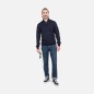 Rossignol Stripe 1/2 Zip Knit dark navy