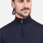 Rossignol Stripe 1/2 Zip Knit dark navy