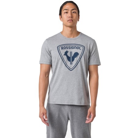 Rossignol Logo Rossi Tee heather grey