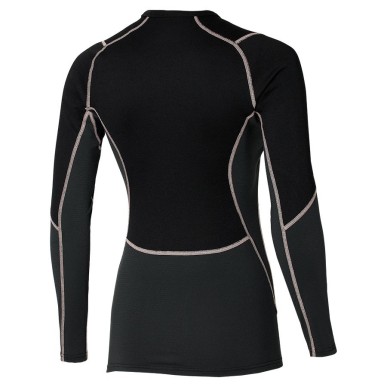 Mizuno Merino Wool Crew Femme black / apricot blush