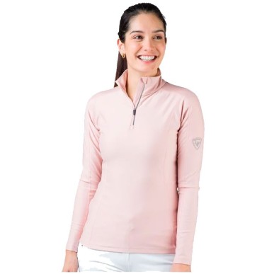 Rossignol Classique 1/2 Zip Femme powder pink
