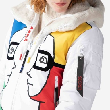 Rossignol Space Bomber Jacket JCC Femme white