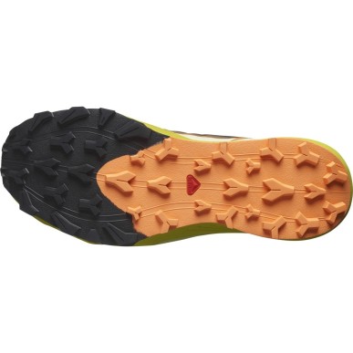 Salomon Thundercross safari / sulphur spring / black