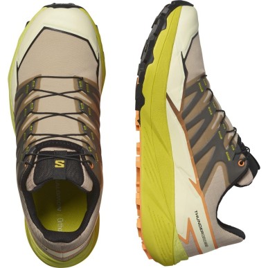 Salomon Thundercross safari / sulphur spring / black