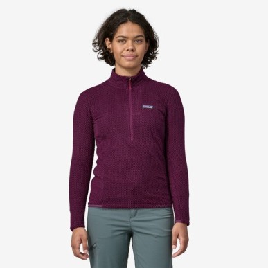 Patagonia R1 Air Zip Neck Femme night plum