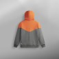 Picture Basement Plush Zip Hoodie red clay dark grey