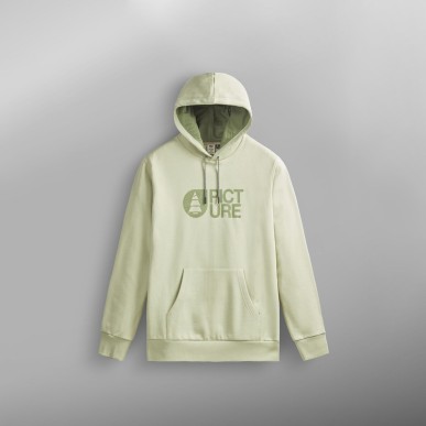Picture Basement Flock hoodie desert sage