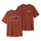 Patagonia Cap Cool Daily Graphic Tee burl red Patagonia Cap Cool Daily Graphic Tee burl red