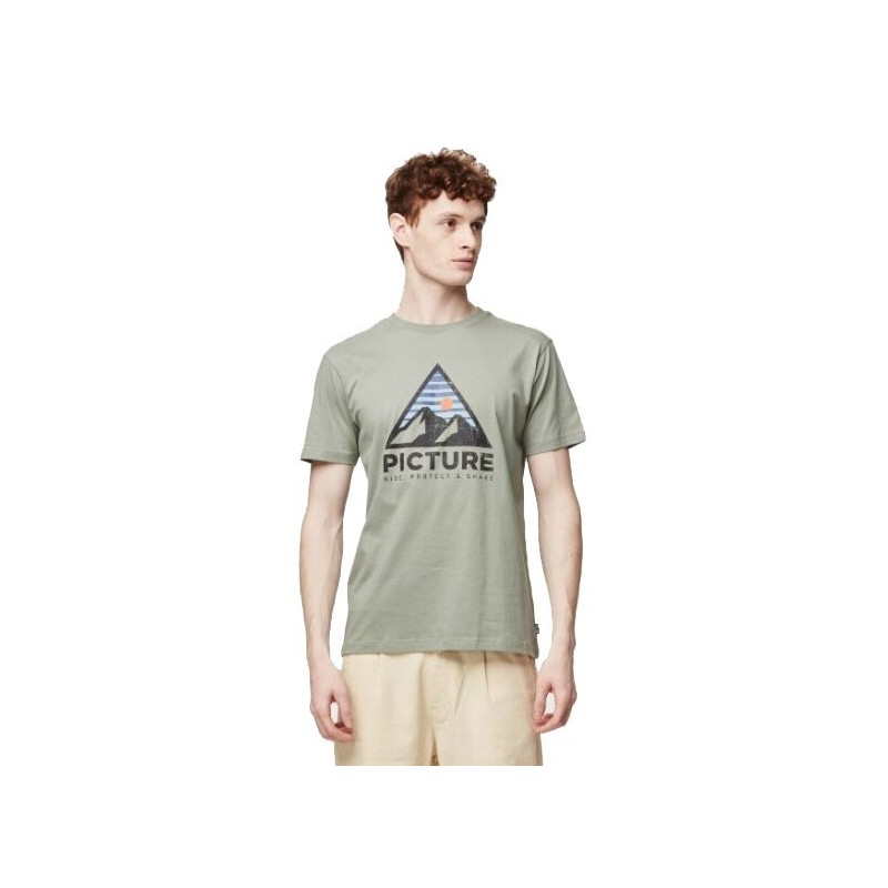 Picture Authentic Tee green spray