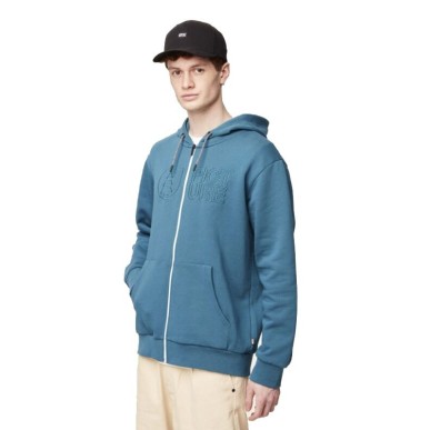 Picture basement zip hoodie red clay