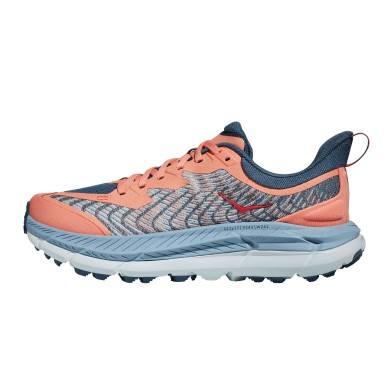 Hoka Mafate Speed 4 Femme papaya / real teal
