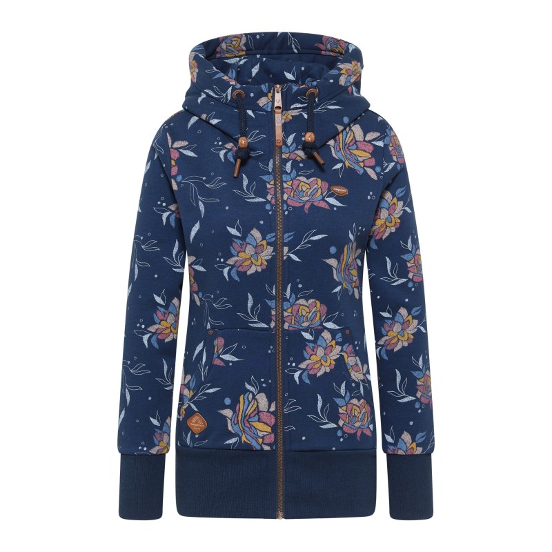 Ragwear Neska Flower Zip Femme navy