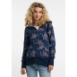 Ragwear Neska Flower Zip Femme navy