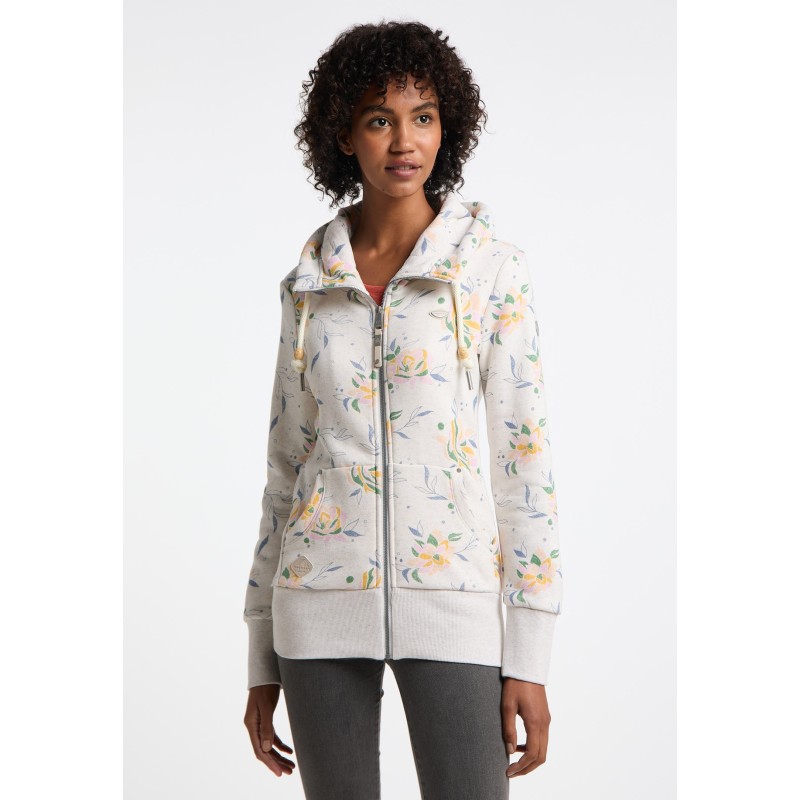 Ragwear Neska Flower Zip Femme white