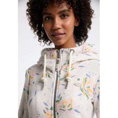 Ragwear Neska Flower Zip Femme white