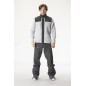 Picture Dauwy Fleece grey melange / black