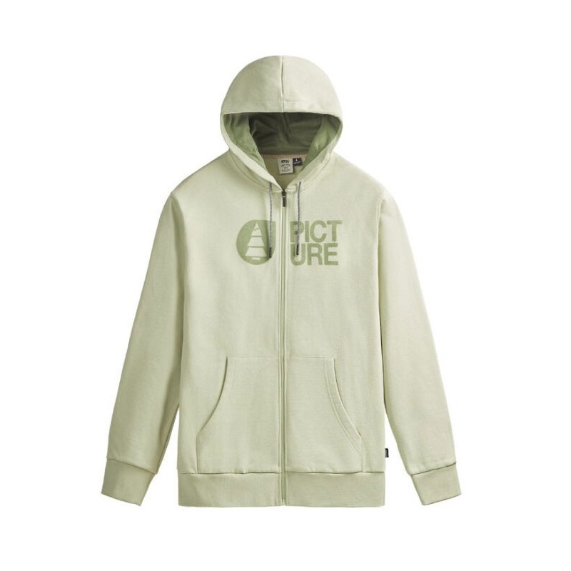 Picture Basement Zip Flock hoodie desert sage