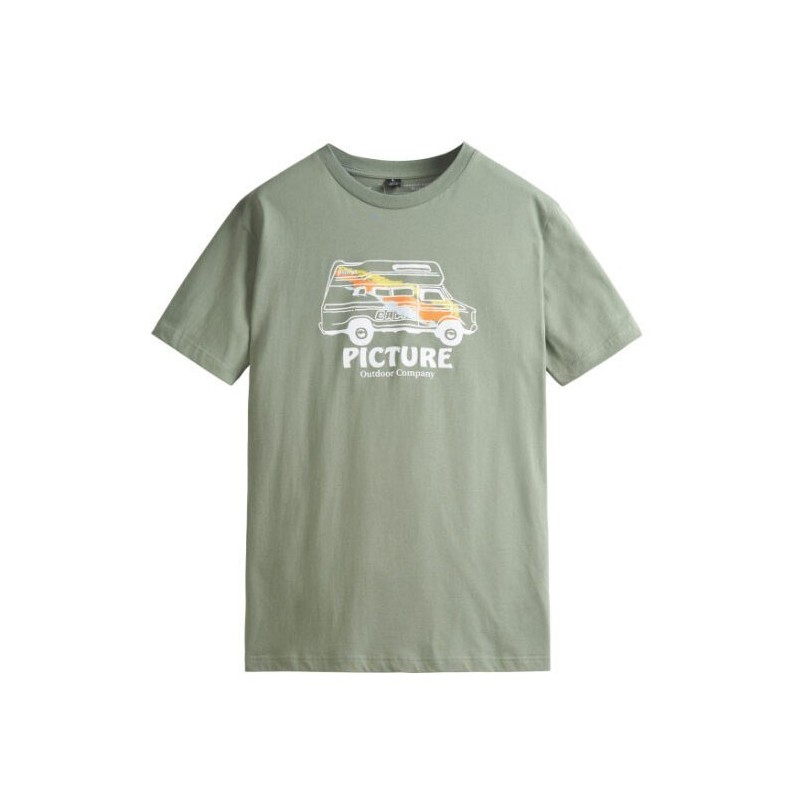Picture Custom Van Tee Green spray