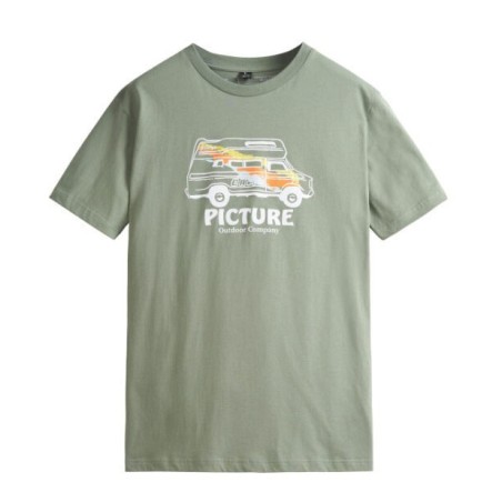 Picture Custom Van Tee Green spray