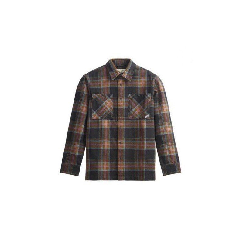 Picture Relowa Shirt plaid black