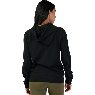Fox Head Fleece Hood Femme black / pink