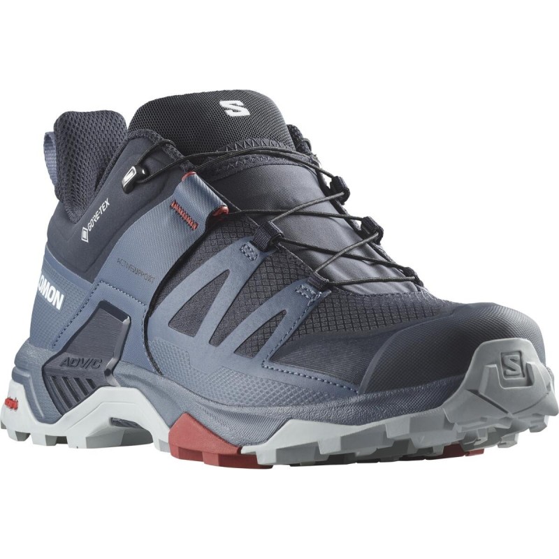 Salomon X Ultra 4 GTX carbon / bering sea / pearl blue