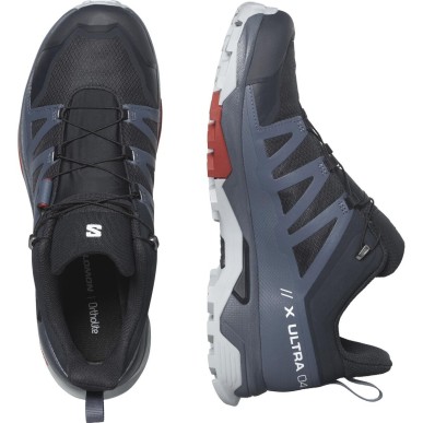 Salomon X Ultra 4 GTX carbon / bering sea / pearl blue
