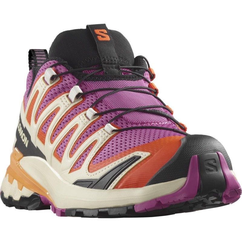 Salomon XA PRO 3D V9 Femme rose violet / dragon fire / papaya